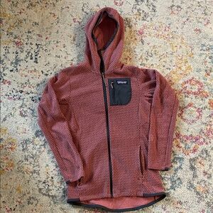 Patagonia women’s R1 air fleece hoodie